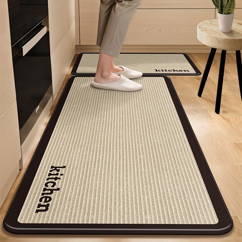 x厨房地垫防滑防油可擦免洗地毯防水专用2024新款吸水耐脏脚垫子,居家布艺,厨房地垫,淘宝优惠券,粉丝福利购,淘宝优惠卷