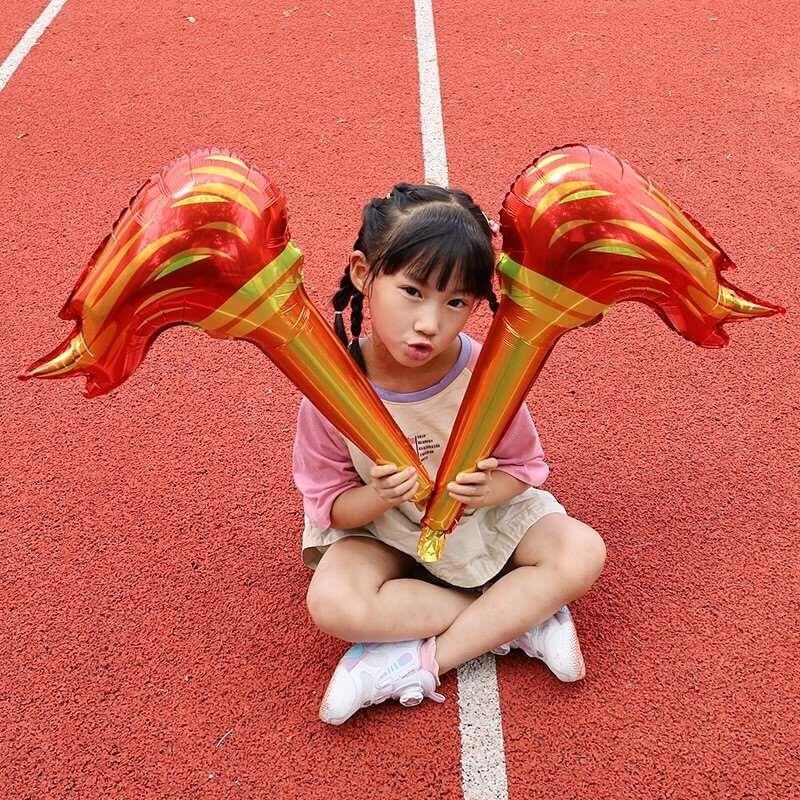 学校运动会比赛加油棒气球充气y集体演唱会棒团建道具拉拉队助新