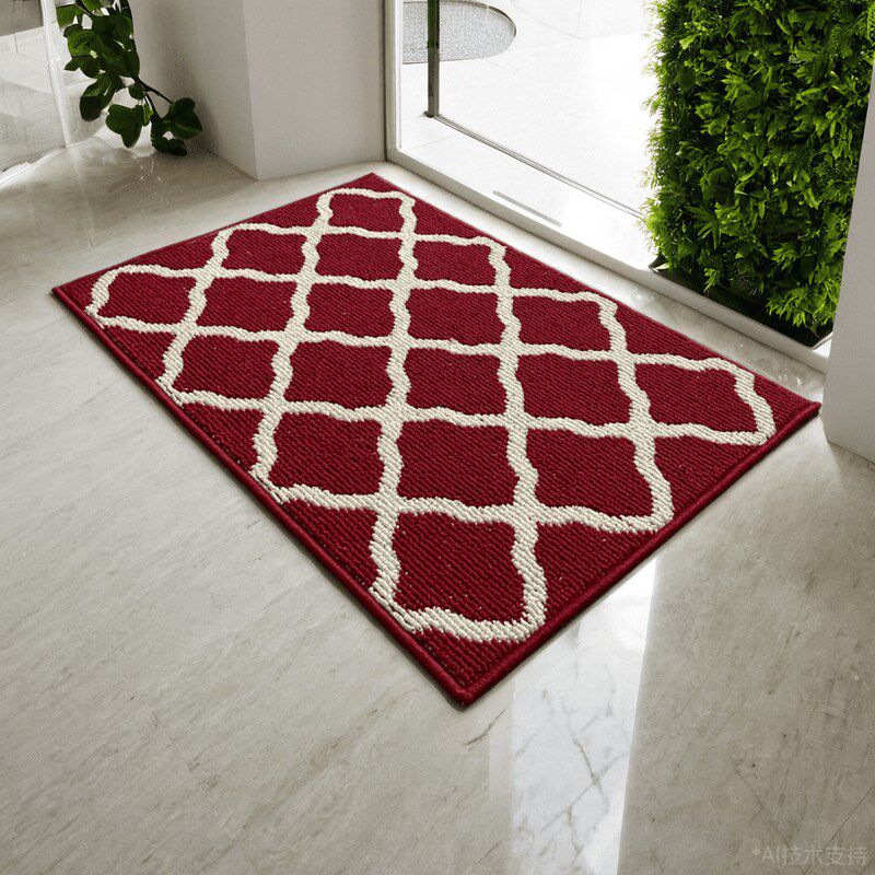厨房地垫防滑防油防水地毯家用长条垫耐脏门垫吸水脚垫丙纶机织红,居家布艺,厨房地垫,淘宝优惠券,粉丝福利购,淘宝优惠卷