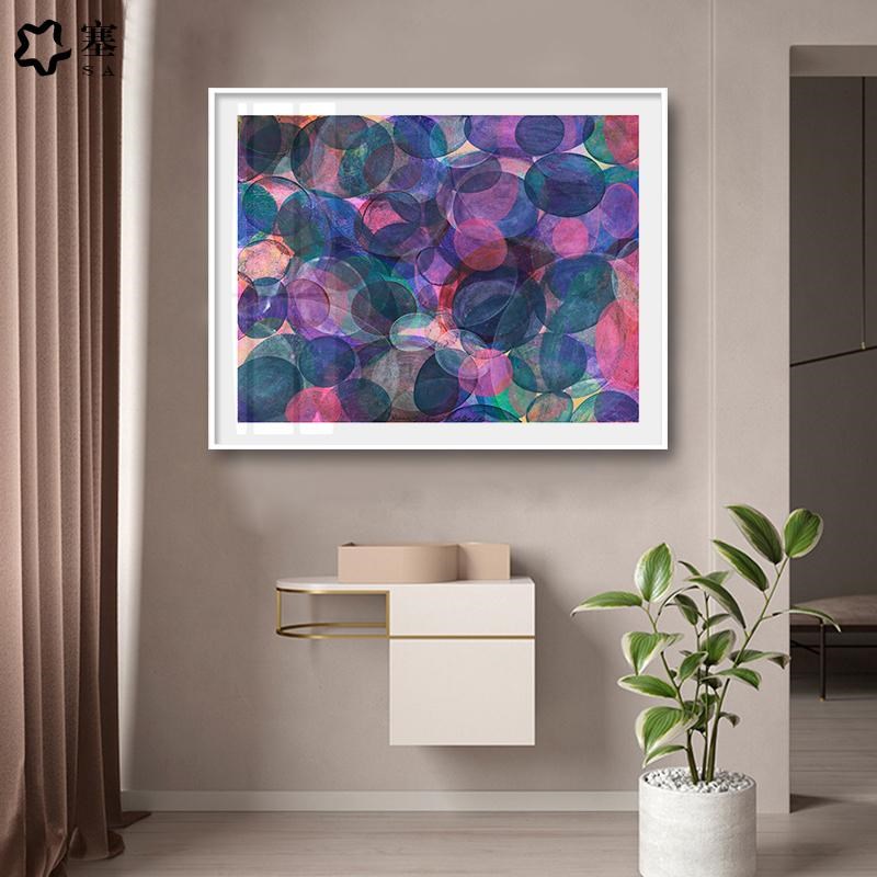 黄宇兴生命气泡波普艺术潮流装饰画彩色抽象客厅餐厅背景墙挂画