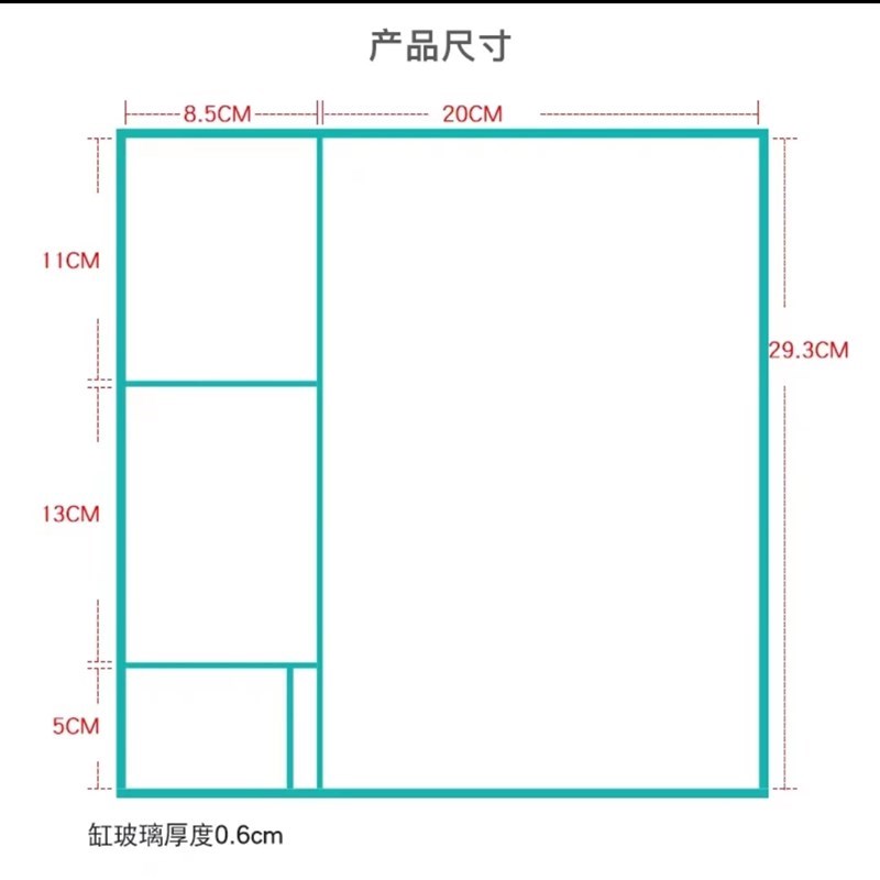 30方背滤海缸套餐二狗水族v新款玻璃小方缸珊瑚桌面新手微缸海水