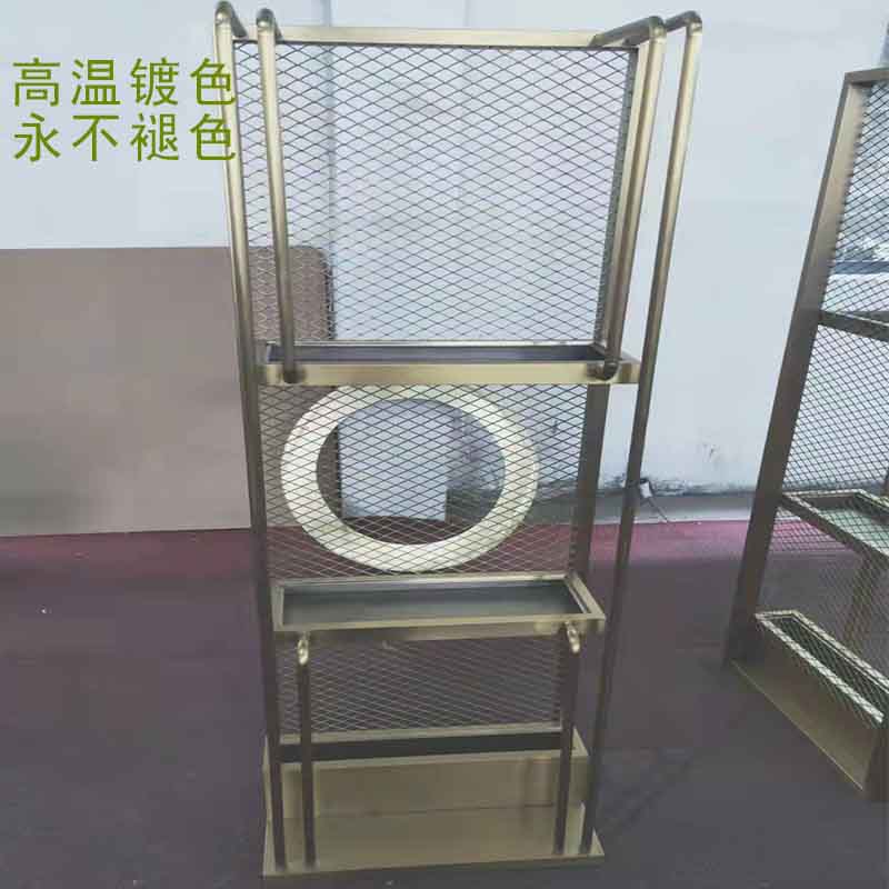 新款不锈钢酒架简约置物架红酒展示D架酒店吧台精品装饰柜定制轻