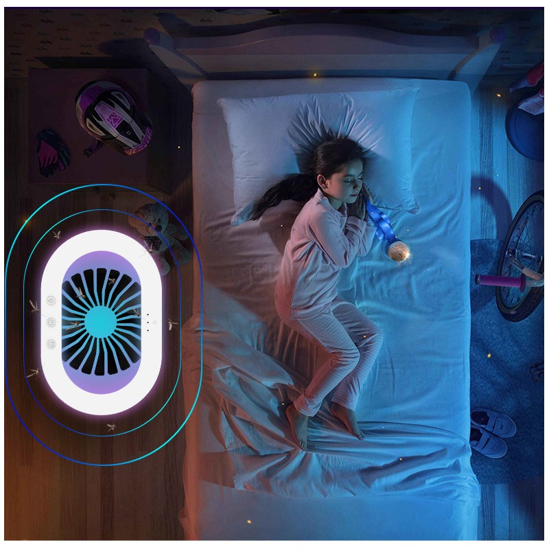 新款家用灭蚊灯室内灭蚊插电式驱蚊器防蚊子捕蚊神器静音婴儿孕妇