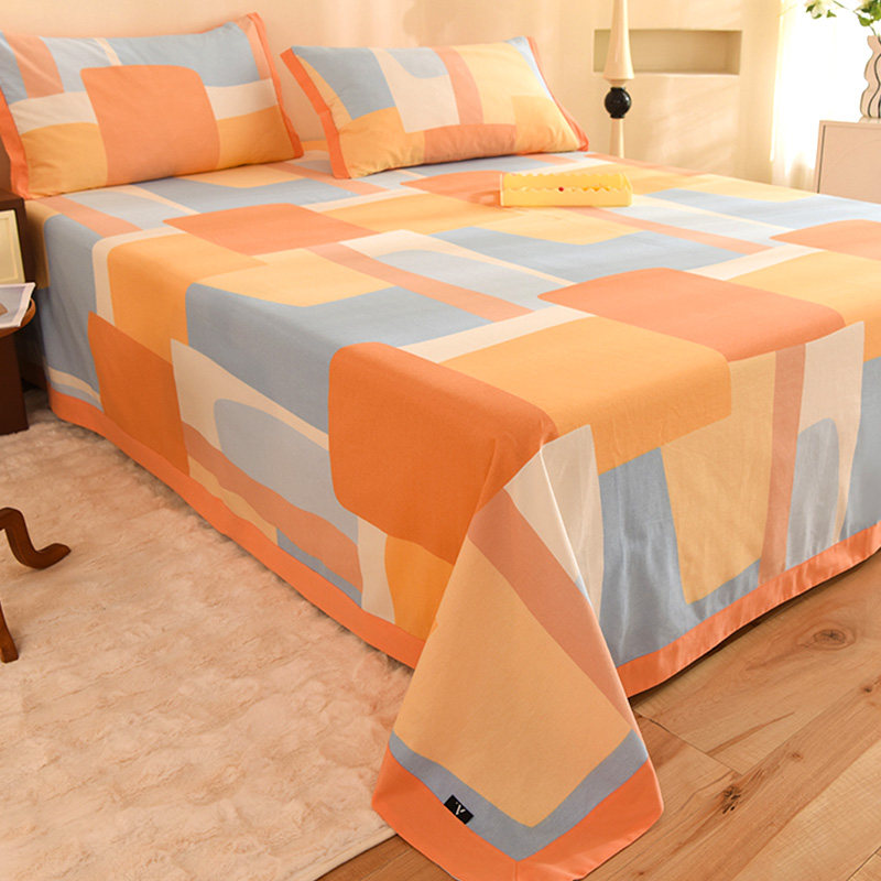A类加厚纯棉磨毛床单单件全棉100宿舍单人被O单枕套三件套双人炕,床上用品,床单,淘宝优惠券,粉丝福利购,淘宝优惠卷