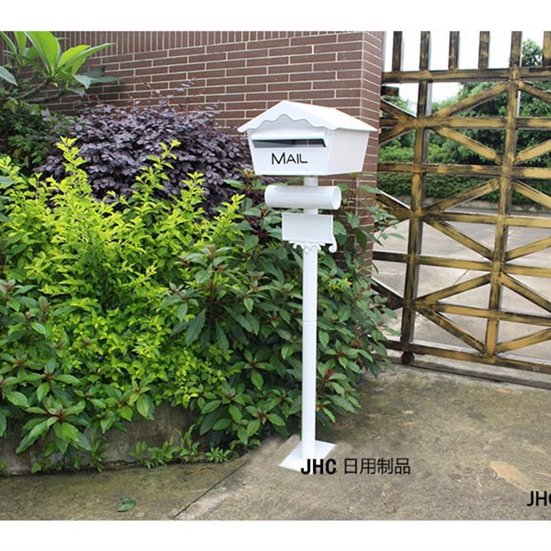 1023b  全铝立杆式邮箱 邮筒 信箱 信报箱 别墅花园装饰 店铺装饰