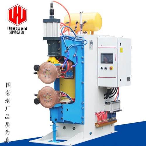 气动环缝焊机厂家定制全自动环形缝焊接设备大功率铁桶封口滚焊机
