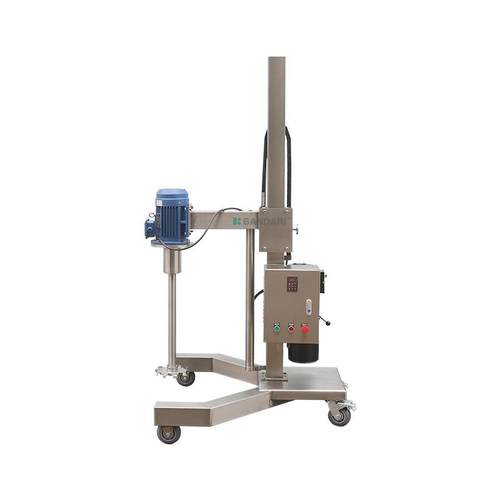 升降式分散机工业橡胶腻子粉水凝胶高速分散顶置不锈钢分散机