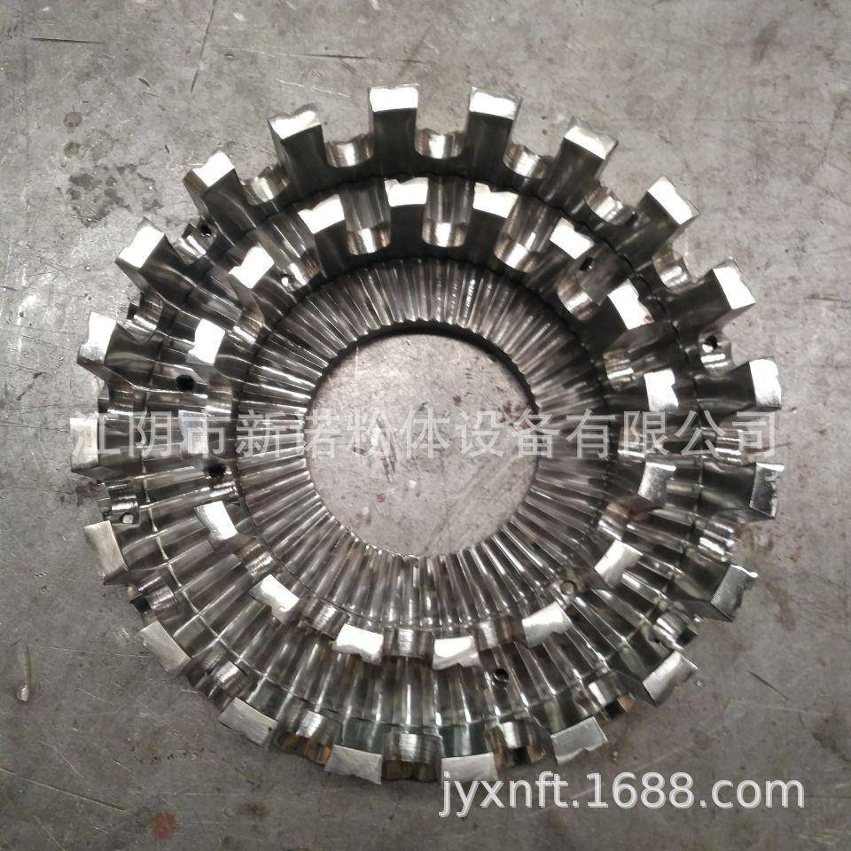 不锈钢粉碎机配件磨粉机齿盘不锈钢粉碎机筛框磨粉机罗底