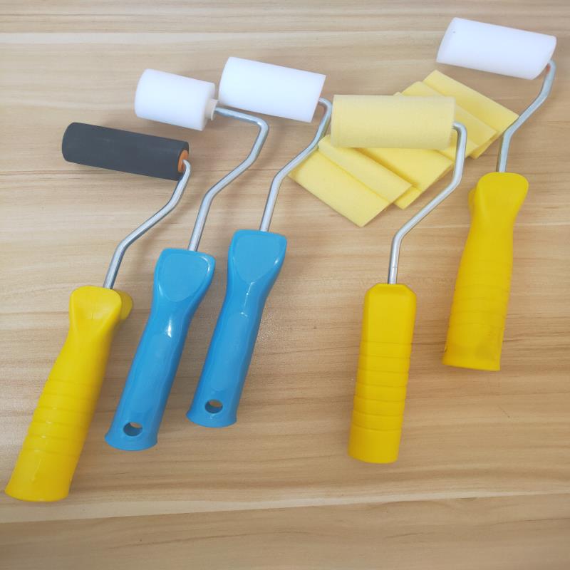中空玻璃修胶棉滚筒工具 不粘胶修角棉手柄  厂家直销