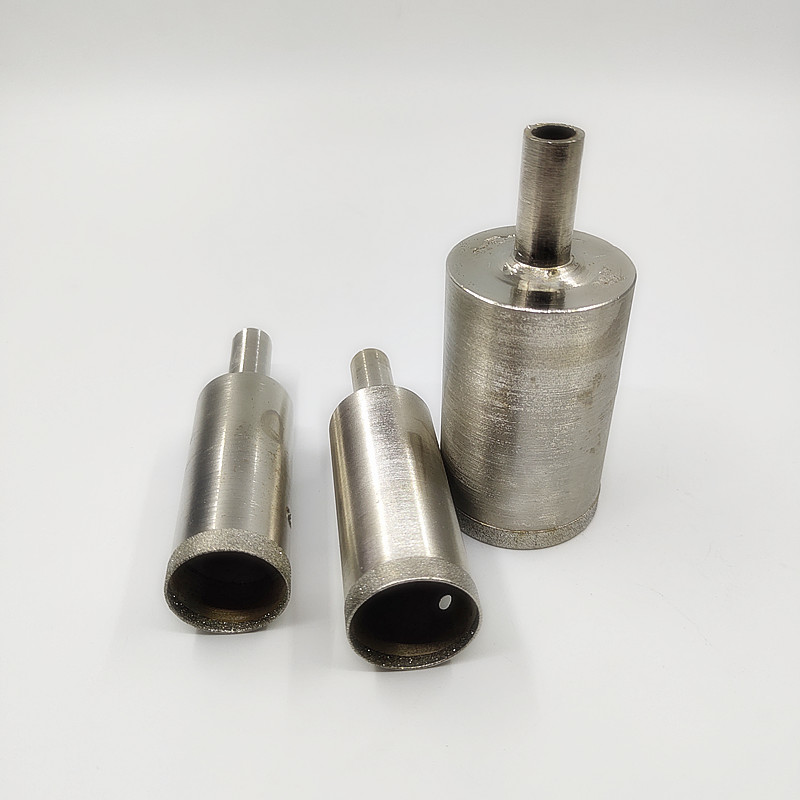 细砂金刚石加长套筒开孔器戒指扳指套筒加深玻璃开孔器打眼钻头图片