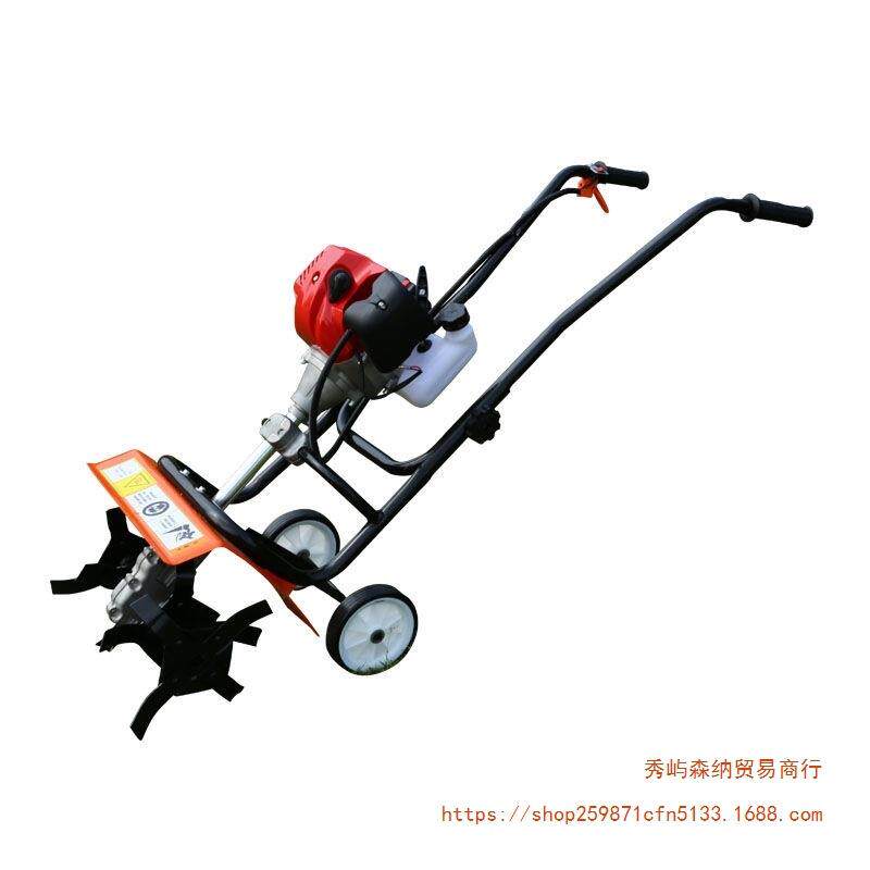 松土机小型家用果园耕地农用除草机大棚翻土机旋耕机锄地机微耕机