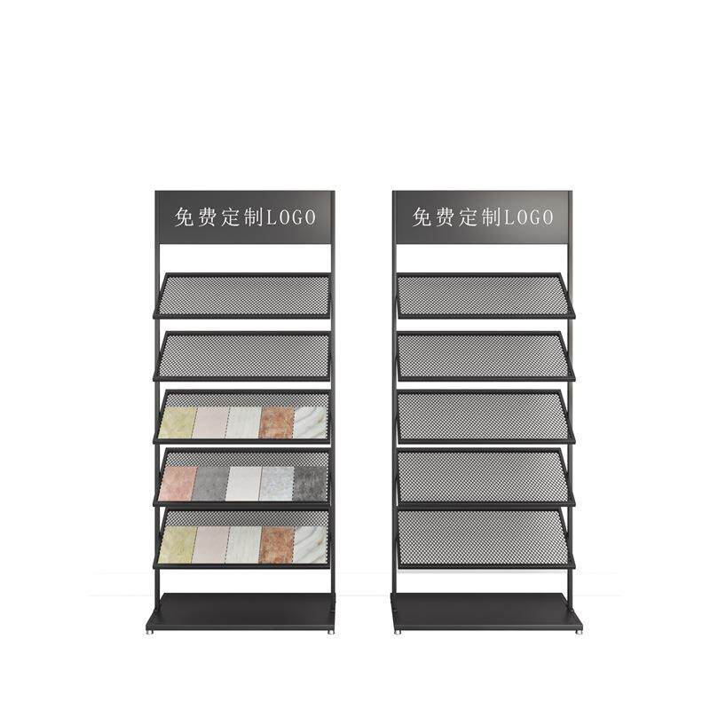 瓷砖展示架橱柜门板色板色卡生态板铝扣板展架石材样块玻璃样品架
