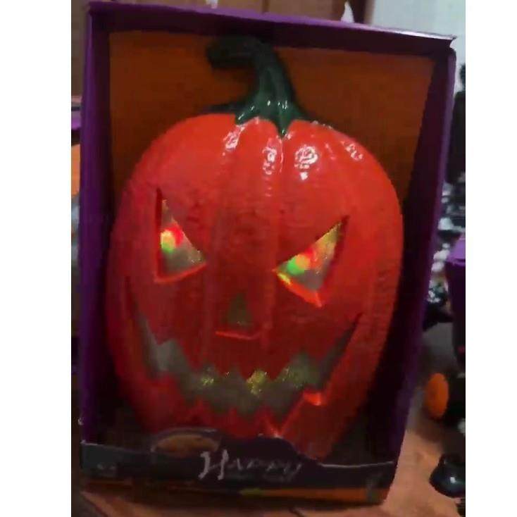 跨境新品Ghost Hologram Mirror 万圣节南瓜灯有声款