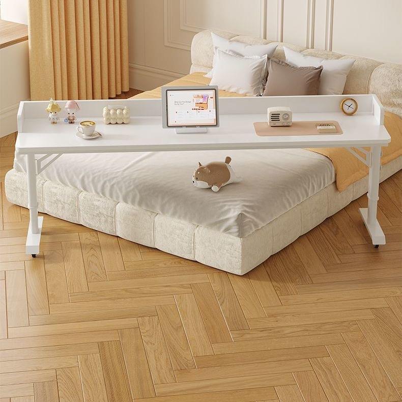 床边桌跨床桌可移动升降桌床上电脑台式懒人学习长条桌靠墙书桌