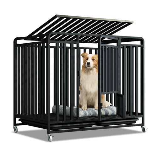 狗笼大型犬中小型犬狗笼加粗加固钢筋狗笼大狗笼全方管狗笼