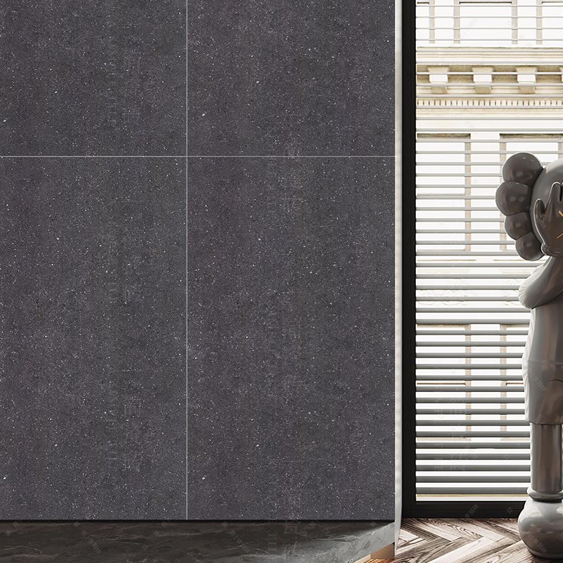 灰色小颗粒水磨石瓷砖 客厅餐厅连锁店大厅防滑地砖墙砖600*1200