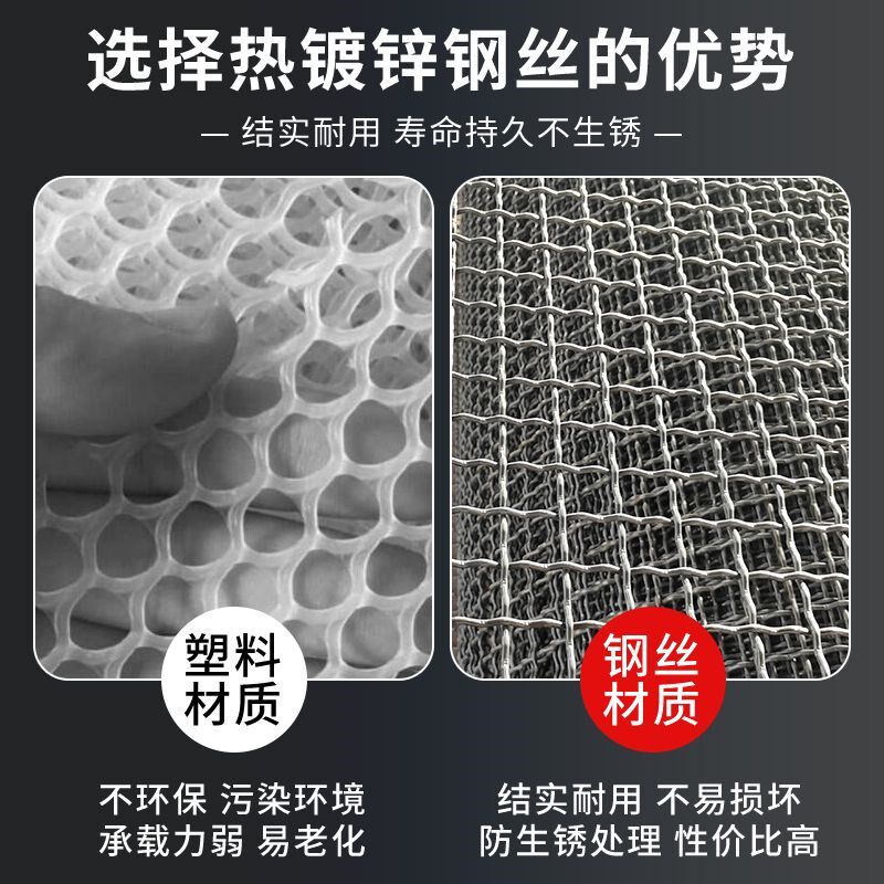 热镀锌钢丝羊床漏粪网鸡鸭鹅漏粪底网养羊钢丝网养殖网围网铁丝网