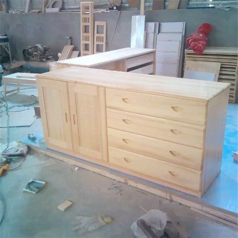 定做家具实木松木飘窗柜 阳台柜 简约现代儿童储物柜带抽屉平开门,住宅家具,飘窗柜,淘宝优惠券,粉丝福利购,淘宝优惠卷