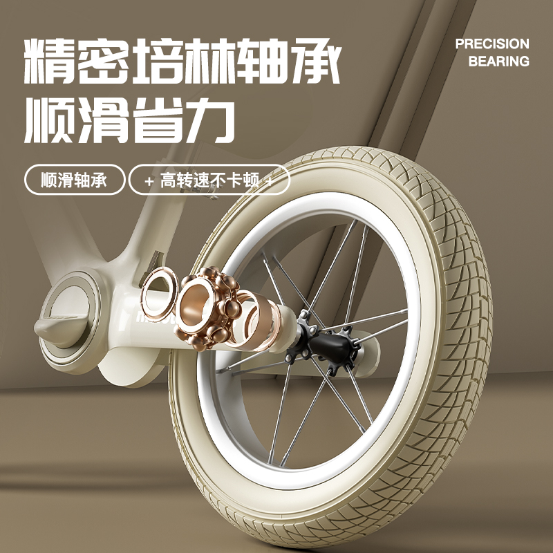 新款儿童平衡车1-3-6-12岁无脚踏滑步车男孩女孩学步车滑行自行车