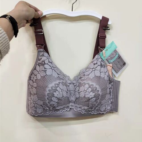 十月独宠超大f杯哺乳内衣薄款DE杯女聚拢防下垂无钢圈喂奶文胸222