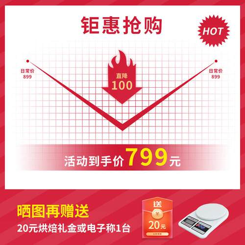 新品厨师机和面揉面小型家用搅面活面全自动搅拌料理面粉面包多功