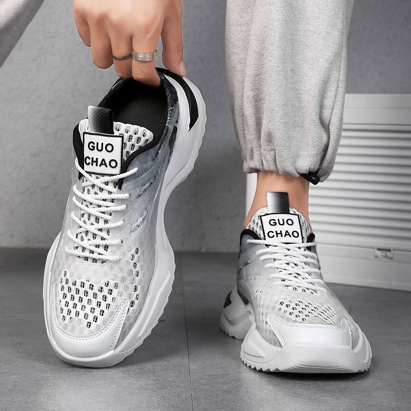 夏季透气男鞋拖鞋大码45防臭运动休闲鞋46网面鞋47包头拖网鞋