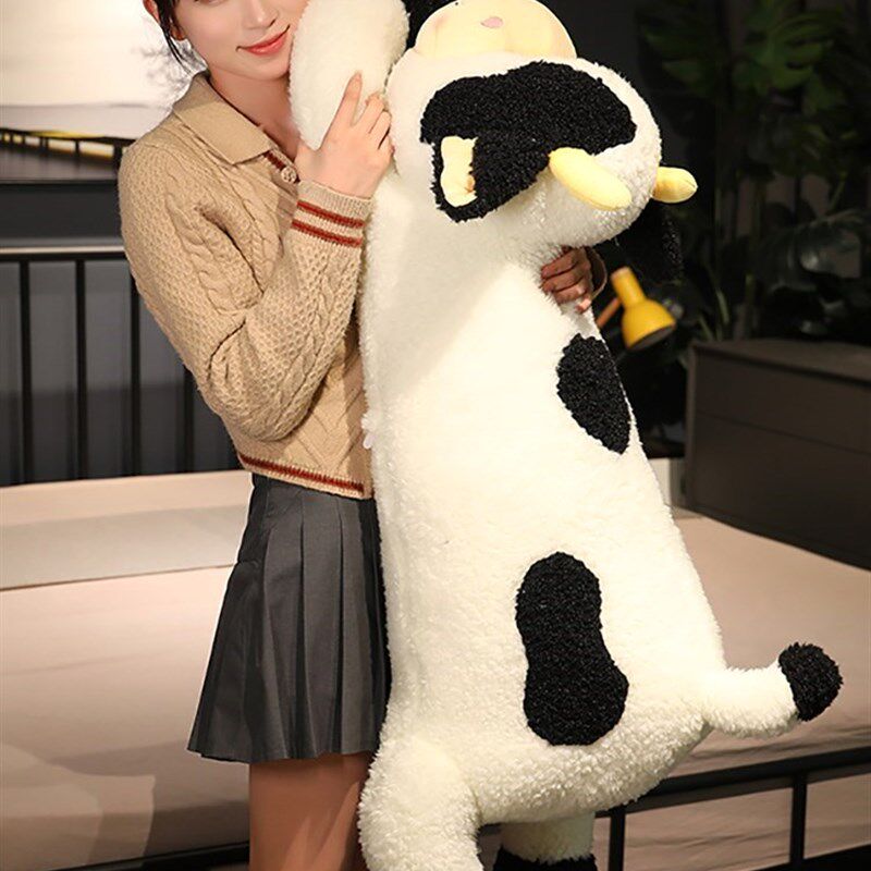 趴趴牛抱枕可爱牛牛公仔奶牛玩偶毛绒玩具男女孩床上陪睡觉布娃娃