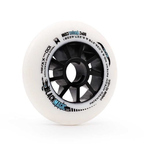 轮滑高弹PU轮子溜冰鞋旱冰鞋直排轮刷街专业速滑轮90/100/110/125