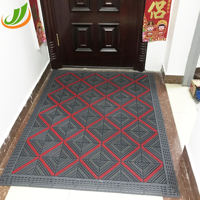 门口地垫进门防尘脚垫塑料地毯蹭土室外防滑防尘防水免洗入户门垫