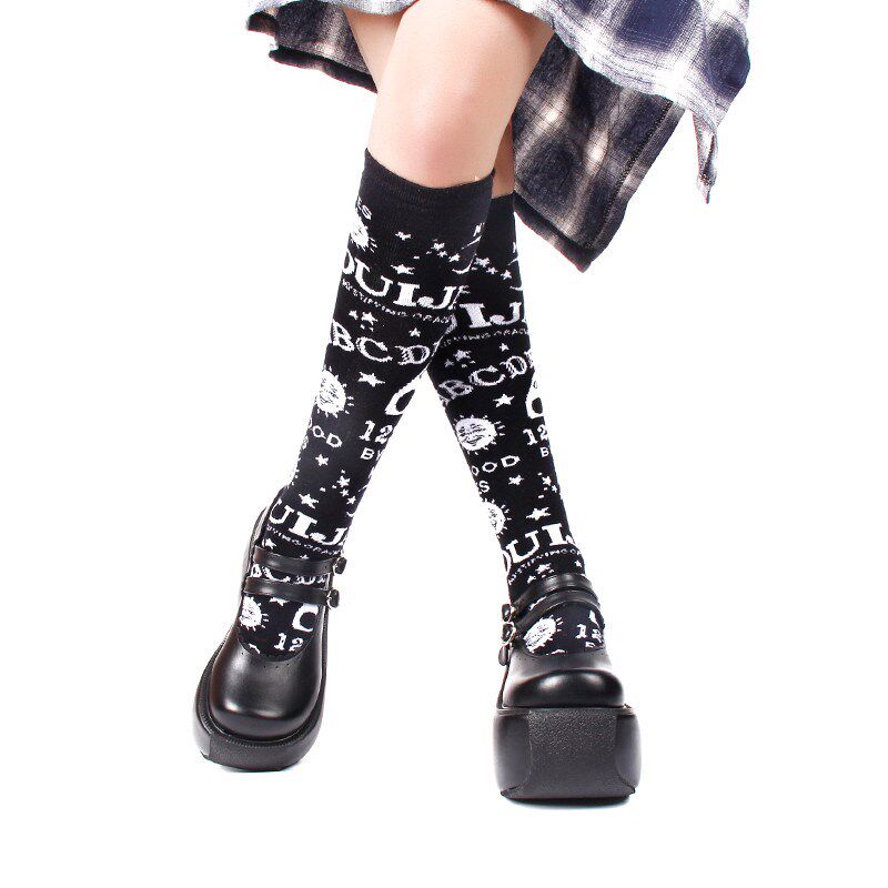 2021新品日系经典Lolita鞋大头鞋超高跟卷底双带厚底松糕鞋9615