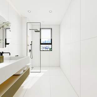 奶黄色柔光d肌肤釉瓷砖750x1500客厅奶白地砖卫Q生间壁砖防滑地板