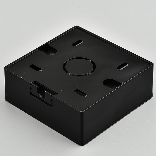 86型146型明装暗装底盒白色金色黑色灰色