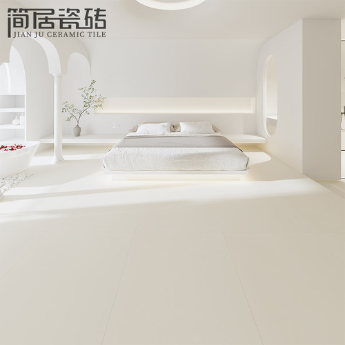 极简侘寂风素色微水泥瓷砖 别v墅客厅餐厅店铺地M砖墙砖900*1800