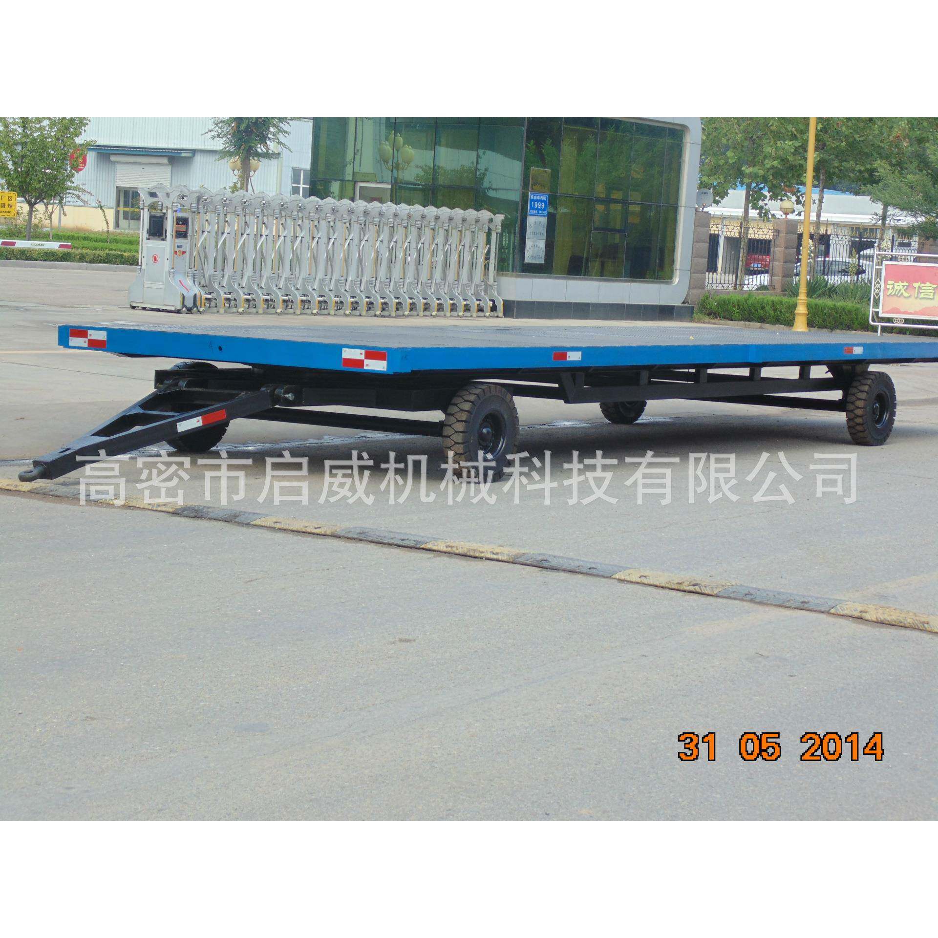 货源供应8吨平板拖车轻型设备运输车货物转运车厂家供应