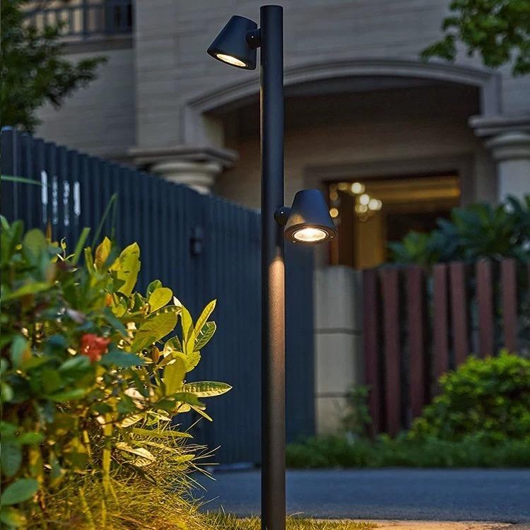 1.5米双头单头庭院灯创意草坪灯民宿别墅花园小区路灯防水景观灯