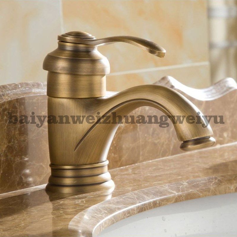 仿古水龙头冷热复古全铜欧式面盆龙头洗脸盆洗手盆冷热水龙头家用,家装主材,面盆龙头,淘宝优惠券,粉丝福利购,淘宝优惠卷