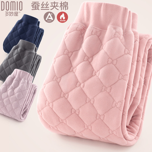 儿童保暖裤2023秋冬女童加绒加厚卫生裤男童内搭裤子校服神器棉裤