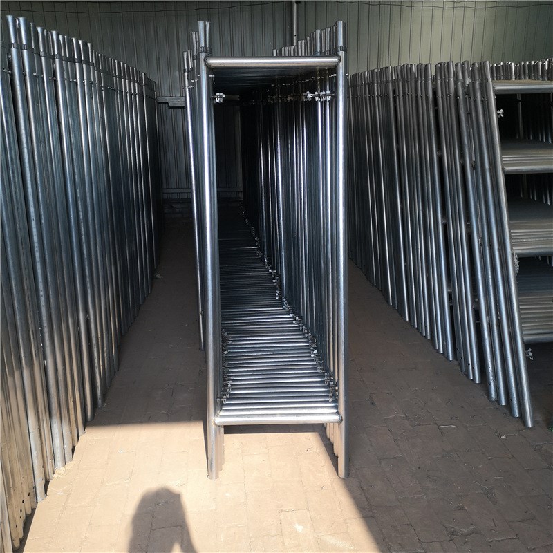 厂家供应镀锌脚手架 可加厚移动脚手架门式脚手架梯形脚手架