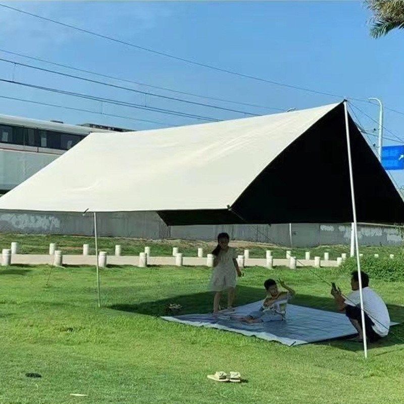 户外天幕黑胶便携式野营帐篷露营遮阳天幕帐篷聚餐自驾游蝶形帐篷,户外/登山/野营/旅行用品,天幕,淘宝优惠券,粉丝福利购,淘宝优惠卷