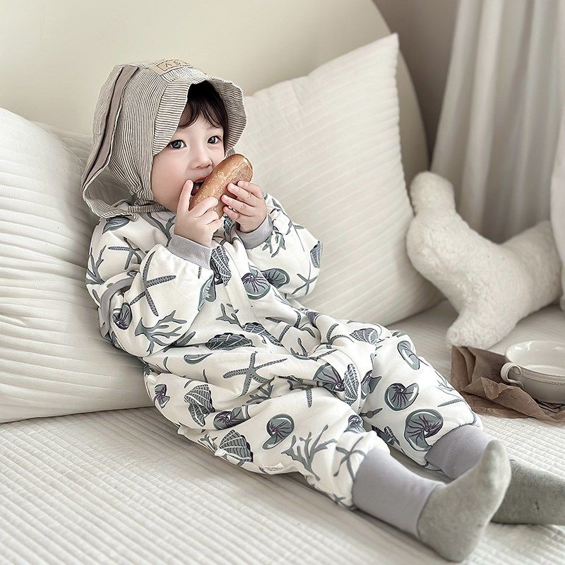 秋冬婴儿睡袋宝宝纯棉恒温分腿防踢被夹棉加厚儿童可调节长度睡衣,婴童用品,睡袋/防踢被,淘宝优惠券,粉丝福利购,淘宝优惠卷