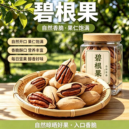 碧根果大颗粒250g奶香酥脆易剥