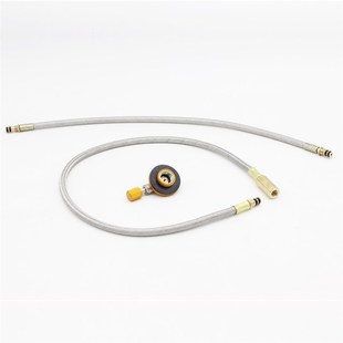 户外野营炉头分体式气炉配件替换延长气管调节阀门