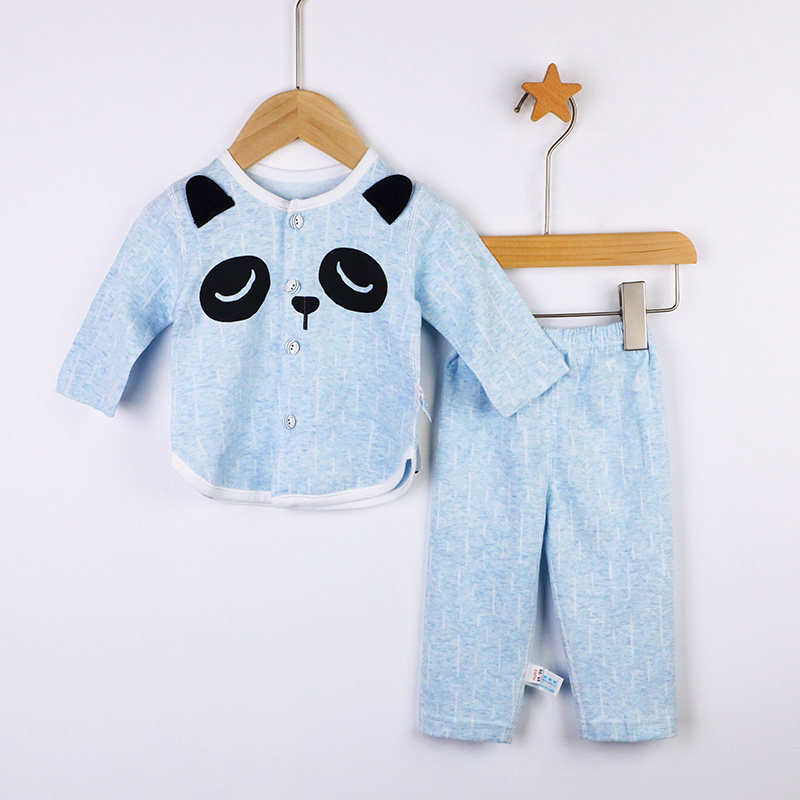 宝宝衣服四季套装新生儿连体衣春秋a类幼儿分体男1女宝宝春秋保暖