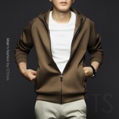 秋装 春秋季 上衣服 外套2021男装 新款 男士 休闲夹克运动卫衣连帽长袖