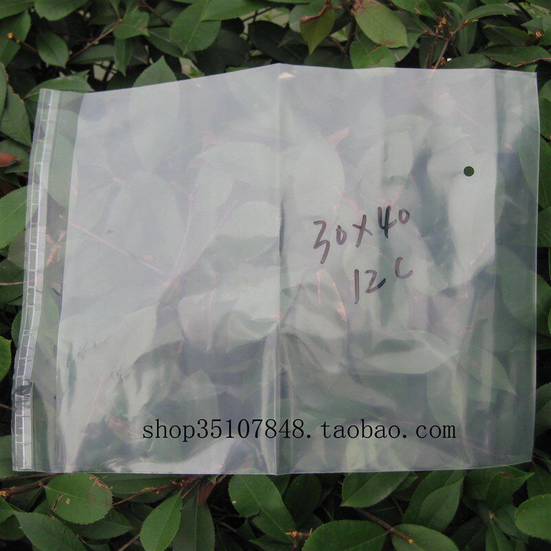 包装袋 服装包装袋 自粘袋  PE自粘袋 不干胶自粘袋 12丝30*40cm