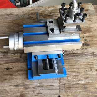 定制车床轮毂修磨工具十字刀架十字刀架车轮机工具木工车床改装