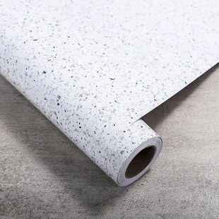 57N水磨石贴纸厨房防油台面灶z台桌面贴背景加厚岩石纹大理石翻新