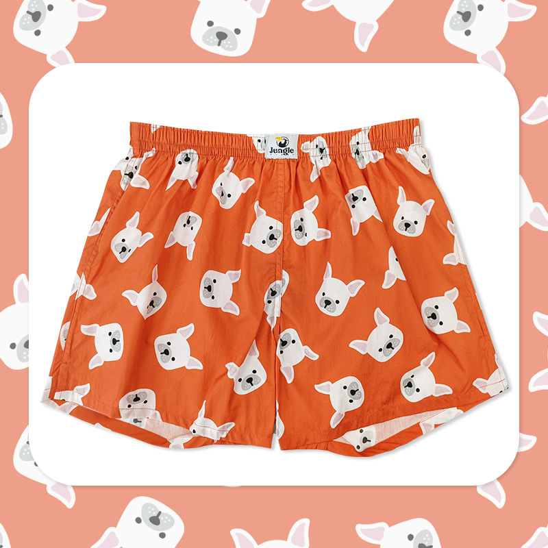 平四角阿罗裤短底睡裤衩子男士日式内裤宽松舒适透气纯棉大码夏季