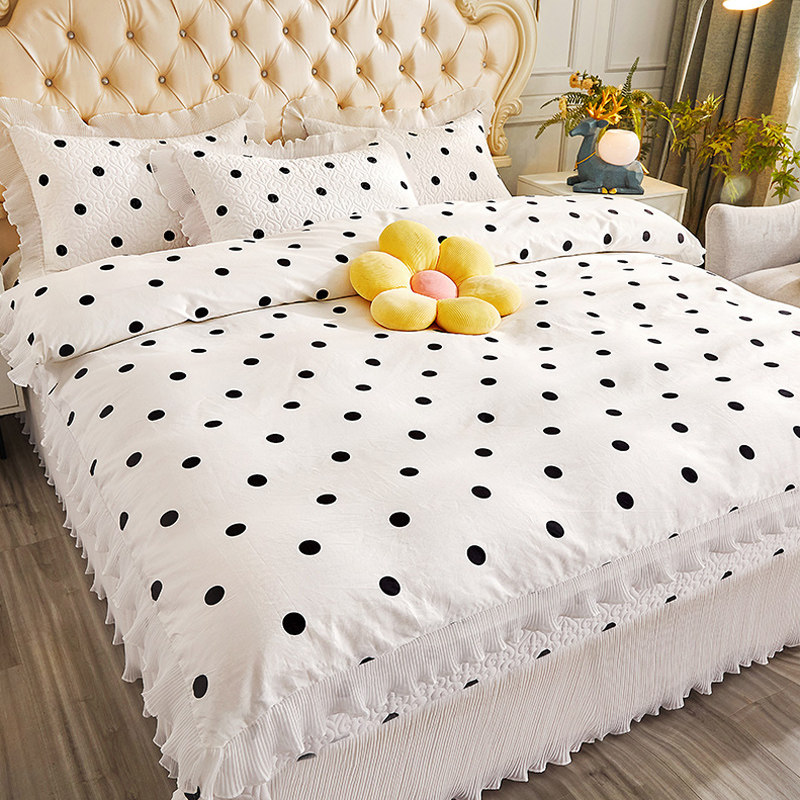 夏季薄款纯棉被套单件套100全棉小清新2x2.3m2.2x2.4四季通用被罩