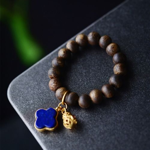 一斤钻戒 天然绿奇楠沉香戒指 油脂丰富香味舒服 青金石925银配饰